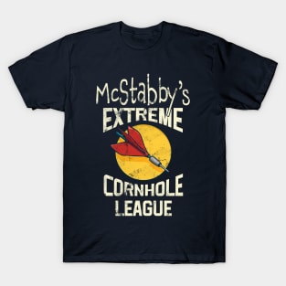 Lawn Darts Extreme Cornhole League T-Shirt